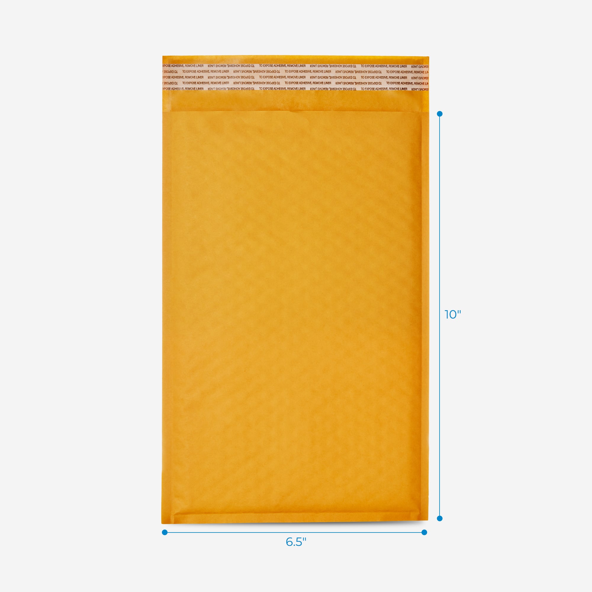 Kraft Bubble Mailer (6.5" x 10") - 250pcs