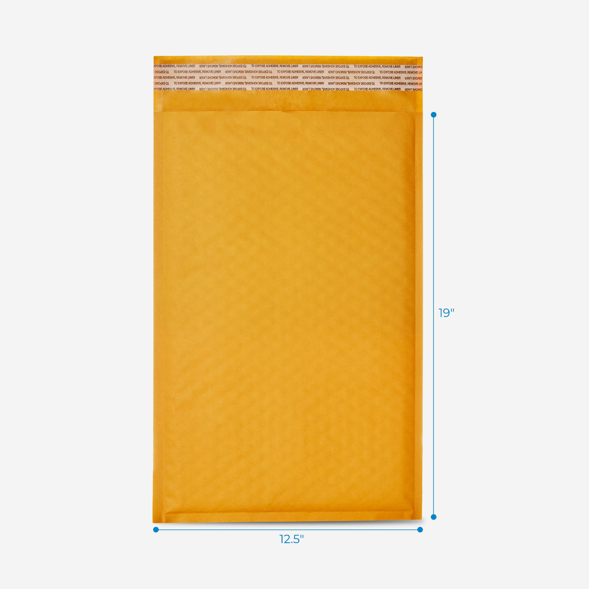 Kraft bubble mailer #6 12.5 x 16 inches, 50 pcs per case