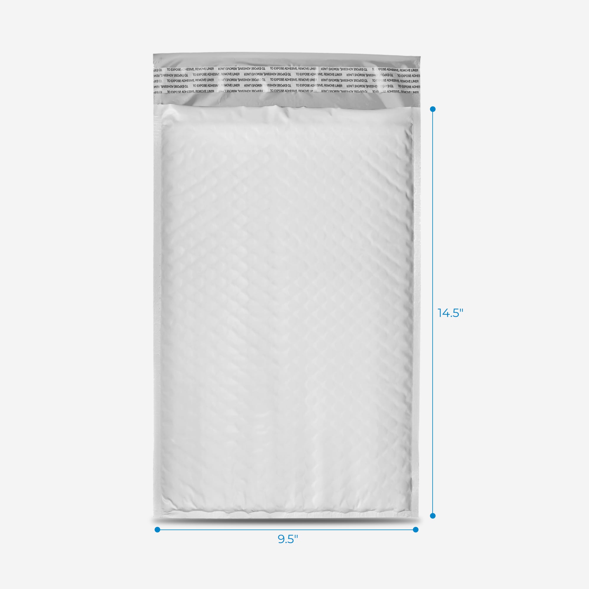 Poly bubble mailer #4 9.5 x 14.5 inches, 100 pcs per case