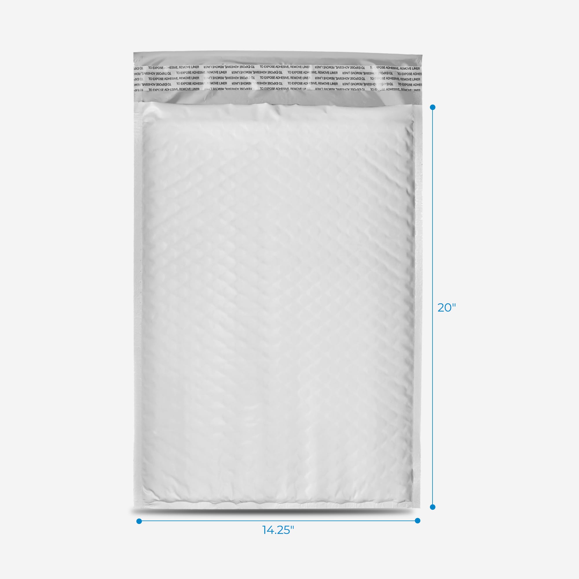 Poly bubble mailer #7 14.25 x 20 inches, 50 pcs per case
